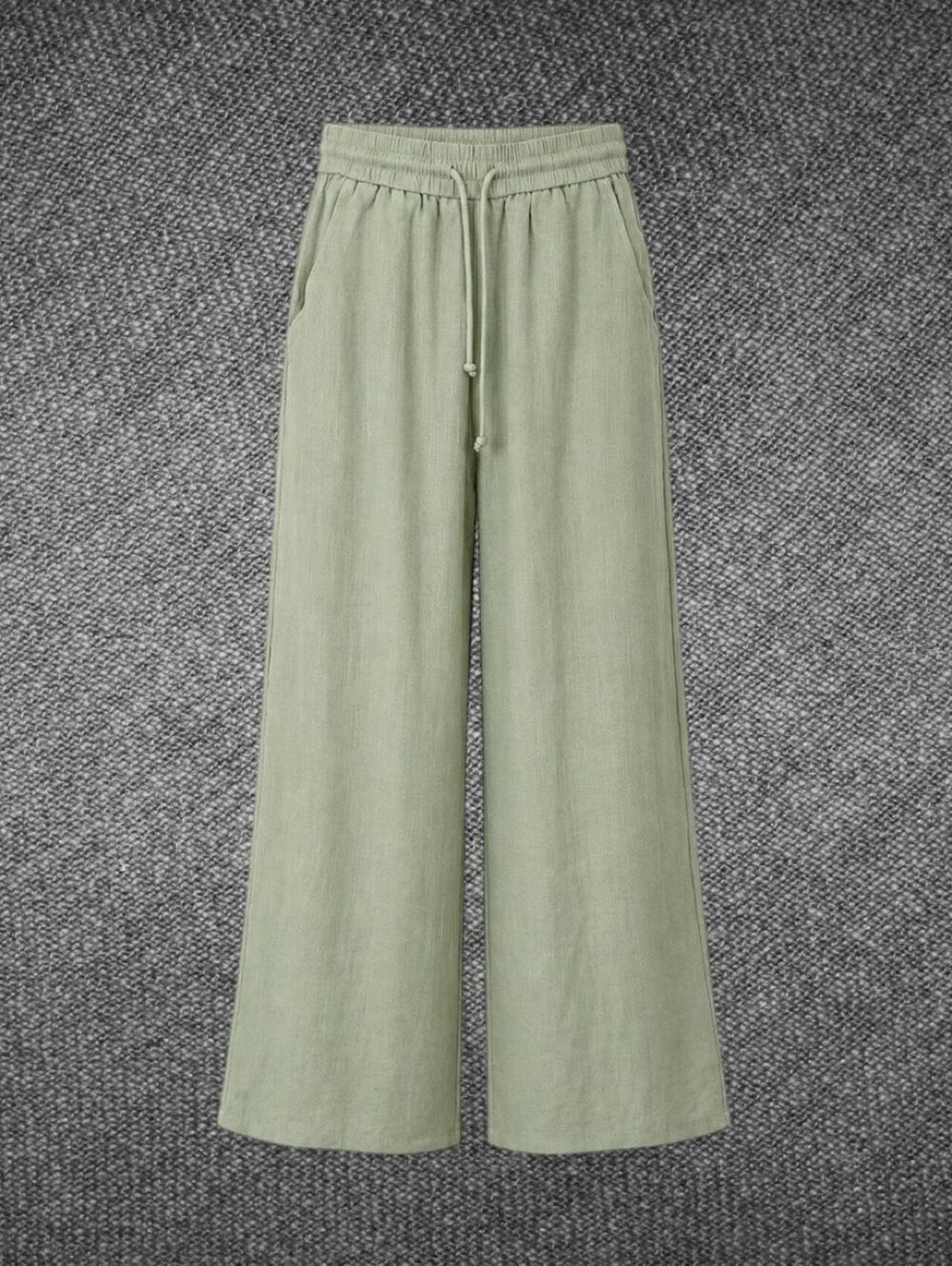 Halara Sage Linen-Feel Wide Leg Pants Size S NWT